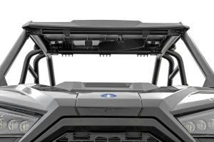 Rear View Mirror - Rough Country - Aluminum with Dome Light